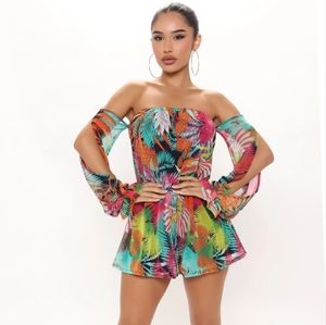 🌴 Romper Muticolor